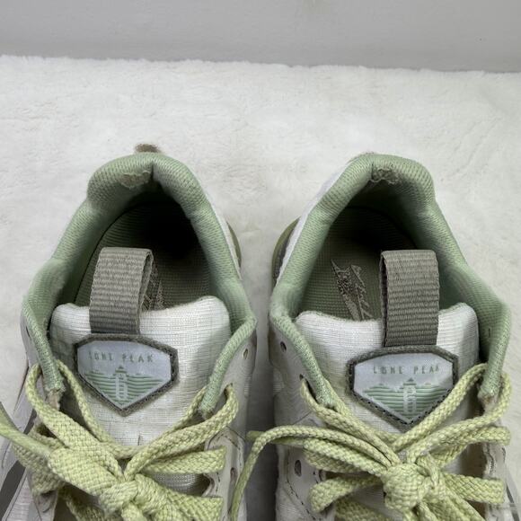 Altra Lone Peak 6 Women’s Trail Running Shoes – White/Green Size 8.5 - Picture 9 of 10